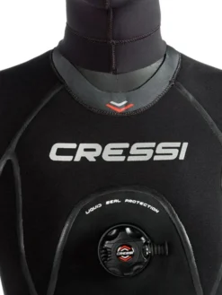 Cressi Desert Drysuit Ladies -Dive Roam Cressi Desert Drysuit Ladies Front Valve Detail