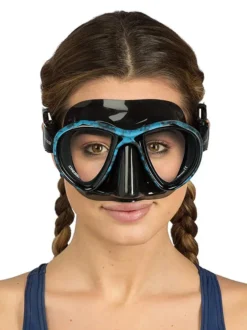 Cressi Metis Mask -Dive Roam Cressi Metis Mask Black Camo On Face Female