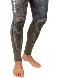 Cressi Seppia 3.5mm Open Cell Wetsuit Mens -Dive Roam Cressi Seppia 3.5mm 2 Piece Open Cell Wetsuit Mens Legs Detail
