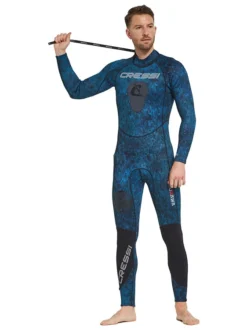 Cressi Tokugawa 3mm 1-Piece Wetsuit Mens -Dive Roam Cressi Tokugawa 3mm 1 Piece Suit Mens Front Zip