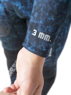 Cressi Tokugawa 3mm 1-Piece Wetsuit Mens -Dive Roam Cressi Tokugawa 3mm 1 Piece Suit Mens Sleeve Detail