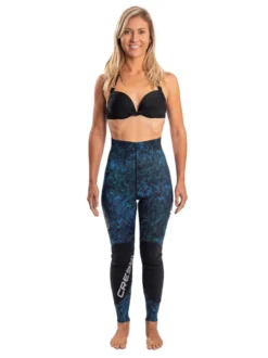 Cressi Tokugawa 3.5mm 2-Piece Open Cell Wetsuit Womens -Dive Roam Cressi Tokugawa Pro 3.5mm 2 Piece Wetsuit Womens Front Bottoms Only