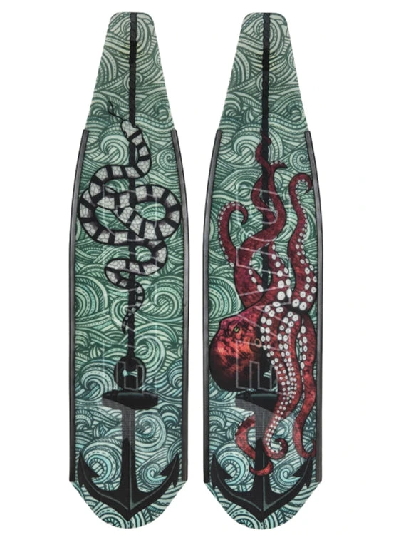 DiveR Freediving Fin Blades - Anchors 1 DiveR Freediving Fin Blades - Anchors