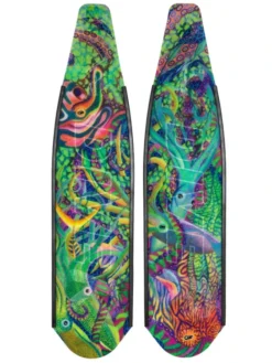 DiveR Freediving Fin Blades - Cephalopod