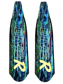 DiveR Freediving Fin Blades - Paua