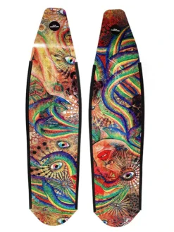 DiveR Freediving Fin Blades - Rebel Rose