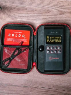 Divesoft Solo Nitrox Analyser -Dive Roam Divesoft Solo Nitrox Analyser Case Top