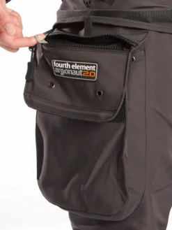 Fourth Element Argonaut 2.0 Stealth Drysuit (Made-to-Measure) -Dive Roam Fourth Element Argonaut 2.0 Stealth Detail Zip Pocket