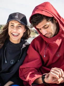 Fourth Element Storm Poncho -Dive Roam Fourth Element Storm Poncho Lifestyle Couple