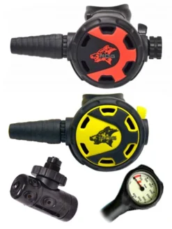 HOG D1X (DIN Or Yoke) / Classic 2.0 / Classic 2.0 Octo & Free Termo Gauge -Dive Roam HOG D1X DIN Classic 2.0 Regulator Classic 2.0 Octopus Termo Gauge