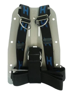 Halcyon Aluminium Backplate 5 Halcyon Aluminium Backplate -Dive Roam Halcyon Aluminium Backplate with Harness