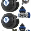 Halcyon Aura Backmount Tech Diver Regulator Set