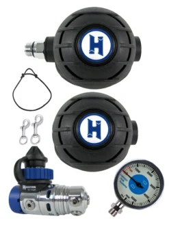Halcyon Regulator Set: H75P (DIN Only) / Aura / Aura Occy & Free Termo Gauge -Dive Roam Halcyon H75P DIN Aura Aura Master Gauge Clips Necklace 1ebf7931 3bea 44e0 8060 210c81a36db6