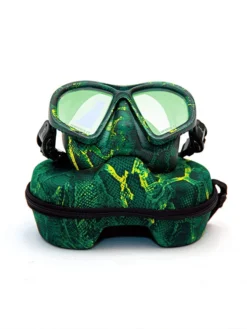 Huntmaster Harbinger Camo Diving Mask 20 Huntmaster Harbinger Camo Diving Mask -Dive Roam Huntmaster Harbinger Camo Mask Green Box