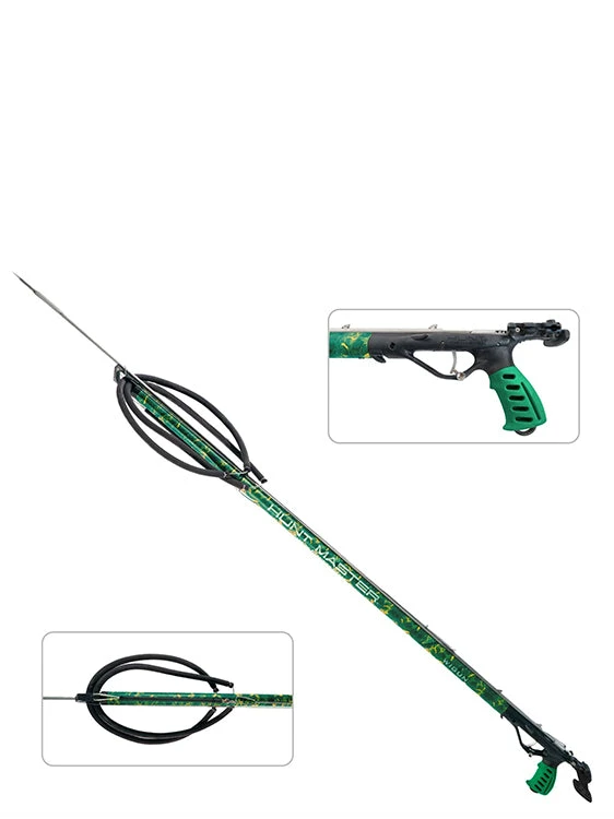Huntmaster Wigun Aluminium Open Head Speargun Camo Series Green Camo 2 Huntmaster Wigun Aluminium Open Head Speargun Camo Series Green Camo - Image 2
