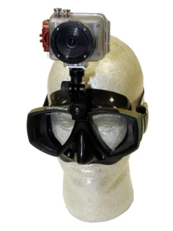 Hyperion Camera Facemask Mount With Screw Mount -Dive Roam Hyperion Camera Facemask Mount with Screw Mount Demo2