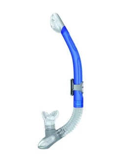 Mares Ergo Dry Snorkel -Dive Roam Mares Ergo Dry Snorkel Clear Blue