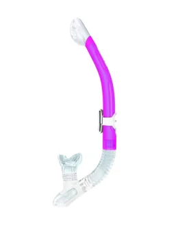 Mares Ergo Dry Snorkel -Dive Roam Mares Ergo Dry Snorkel Clear Pink