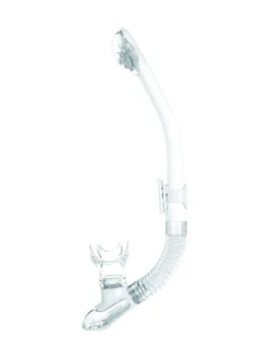 Mares Ergo Dry Snorkel -Dive Roam Mares Ergo Dry Snorkel Clear White
