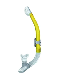Mares Ergo Dry Snorkel -Dive Roam Mares Ergo Dry Snorkel Clear Yellow