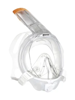 Mares Sea Vu Dry+ Full Face Snorkelling Mask -Dive Roam Mares Sea Vu Dry Plus Full Face Snorkelling Mask White Clear