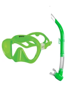 Mares Tropical Snorkel Set -Dive Roam Mares Tropical Snorkel Set Green