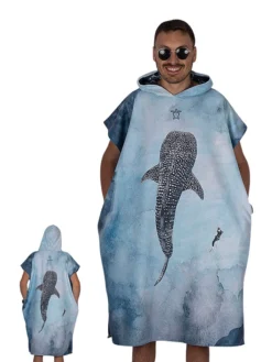 Ocean Armour Whale Shark Poncho -Dive Roam Ocean Armour Whale Shark Poncho