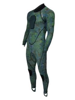 Ocean Hunter Chameleon Skin Spearfishing 1 Piece Suit -Dive Roam Ocean Hunter Chameleon Skin Lycra Suit Right Side