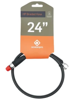 Ocean Pro Braided High Pressure Hose -Dive Roam Ocean Pro Braided High Pressure Hose 24 Inch