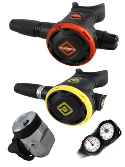 Ocean Pro F300 (DIN Or Yoke) / OP30 Torquay / OP20 & Free Termo Gauge -Dive Roam Ocean Pro F300 OP30 OP20 DIN Twin