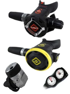Ocean Pro F400 (DIN Or Yoke) / OP40 Osprey / OP20 & Free Termo Gauge 7 Ocean Pro F400 (DIN Or Yoke) / OP40 Osprey / OP20 & Free Termo Gauge -Dive Roam Ocean Pro F400 OP34 OP20 DIN Twin
