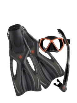 Ocean Pro Ceduna Travel Set -Dive Roam OceanProCedunaTravelSetBlack Orang
