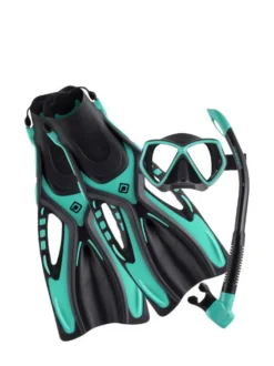 Ocean Pro Ceduna Travel Set -Dive Roam OceanProCedunaTravelSetBlack Teal