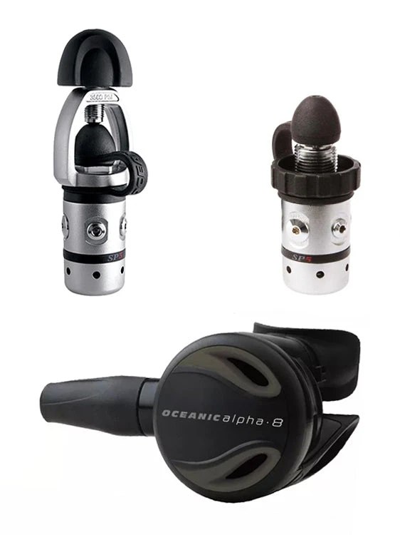 Oceanic Alpha 8 / SP5 Regulator Combo 1 Oceanic Alpha 8 / SP5 Regulator Combo