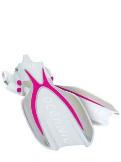 Oceanic Manta Ray Fin -Dive Roam Oceanic Manta Ray Fins White Pink