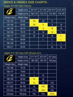 Probe IDry Wetsuit 3mm Mens -Dive Roam Probe Mens Wetsuit Size Chart