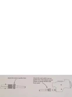 Reefline BC Inflator Wash Through Hose -Dive Roam Reefline BC Inflator Wash Through Hose Instructions