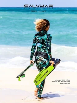 Salvimar Sea Walker Lady 3.5mm Wetsuit -Dive Roam Salvimar Seawalker 3.5mm Spearfishing Suit Ladies Lifestyle Back