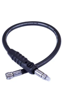 Scubapro Black Rubber Regulator Low Pressure (LP) Hose