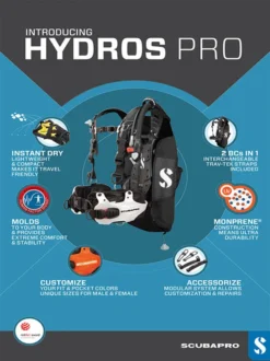 Scubapro Hydros Pro BCD Female -Dive Roam Scubapro Hydros Pro Overview fd253d59 bd1b 403a 9404 4bc37ef39e53