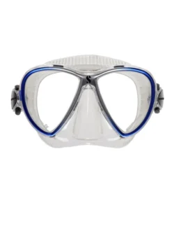 Scubapro Synergy Twin Trufit Dive Mask -Dive Roam Scubapro Synergy Trufit Mask Blue Silver Clear