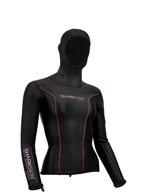 Sharkskin Chillproof Hooded Long Sleeve - Womens 1 Sharkskin Chillproof Hooded Long Sleeve - Womens