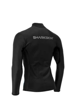 Sharkskin Chillproof Long Sleeve Full Zip - Mens -Dive Roam Sharkskin Chillproof Long Sleeve Full Zip Mens Black Back