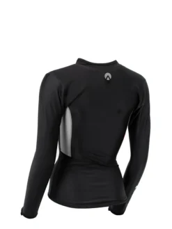 Sharkskin Chillproof Long Sleeve Full Zip - Womens 9 Sharkskin Chillproof Long Sleeve Full Zip - Womens -Dive Roam Sharkskin Chillproof Long Sleeve Full Zip Womens Black Back