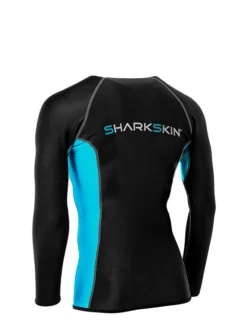 Sharkskin Chillproof Long Sleeve - Mens 9 Sharkskin Chillproof Long Sleeve - Mens -Dive Roam Sharkskin Chillproof Long Sleeve Mens Black Blue Back