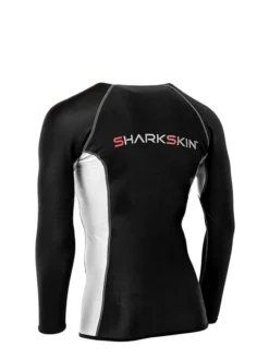 Sharkskin Chillproof Long Sleeve - Mens 7 Sharkskin Chillproof Long Sleeve - Mens -Dive Roam Sharkskin Chillproof Long Sleeve Mens Black Silver Back