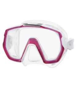 TUSA Freedom Elite Dive Mask -Dive Roam TUSA Freedom Elite Mask Clear Bougainville Pink BP