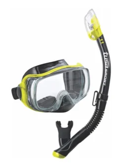 TUSA Sport Imprex 3D Dry Snorkeling Set 7 TUSA Sport Imprex 3D Dry Snorkeling Set -Dive Roam TUSA Imprex 3D Dry Adult Combo Snorkeling Set Black Yellow