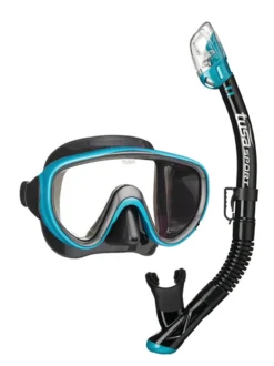 TUSA Sport Serene Pro Dry Snorkelling Set -Dive Roam TUSA Serene Adult Combo Ocean Green