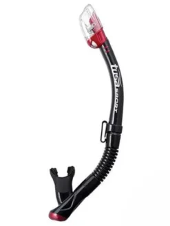 TUSA Sport Hyperdry Elite Dry Top Snorkel -Dive Roam TUSA Sport Hyperdry Elite Snorkel Black Metallic Red